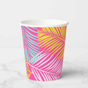 Pool Party Paper Cups Tropical Party Cups