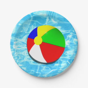 Pool Party Paper Plate