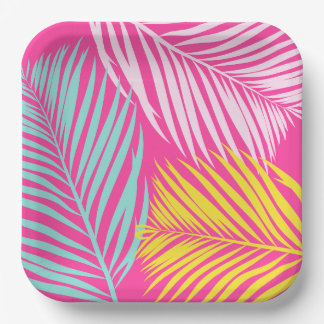Pool Party Paper Plates | Pool Party Decor