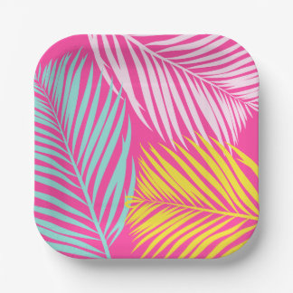 Pool Party Paper Plates | Pool Party Decor