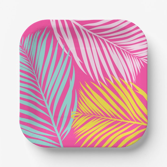 Pool Party Paper Plates | Pool Party Decor (Front)