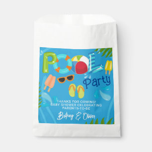 Pool Party Summer Boy Baby Shower Favour Bags