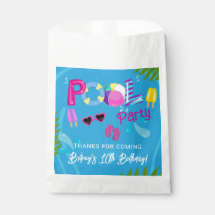 Pool Party Summer Girl Birthday Party Favour Bags