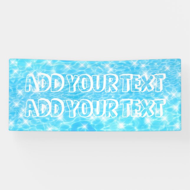 Pool party Summer party Beach party Tropical party Banner (Horizontal)