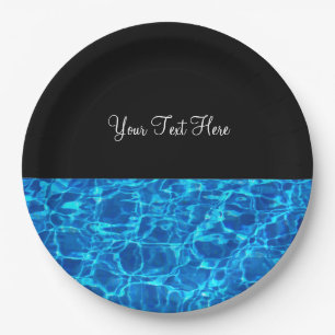 Pool Party Swimming Pool Design Paper Plate