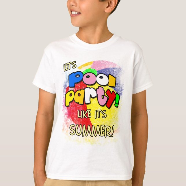 Pool Party T-Shirt (Front)