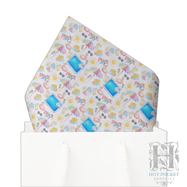 Pool Party Tissue Paper (Creator Uploaded)