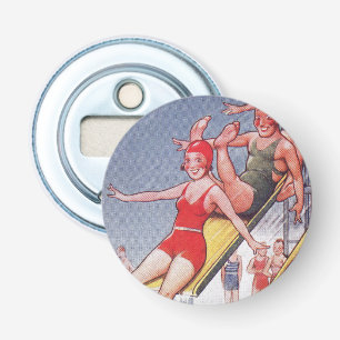Pool Party Vintage Swimming Summer Bottle Opener