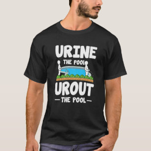 Pool Peeing Swimming Team Pun Joke Lifeguard Lif T-Shirt