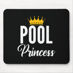 Pool Princess Pool Billiards Princess Mouse Pad