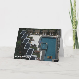 pool retirement card