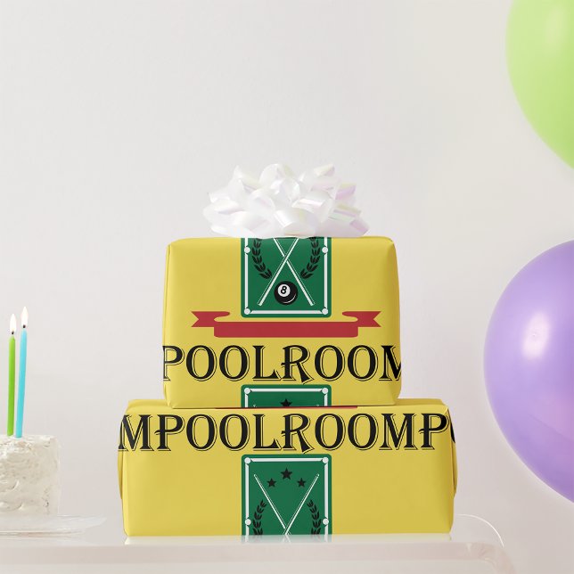 Pool Room Wrapping Paper (Creator Uploaded)