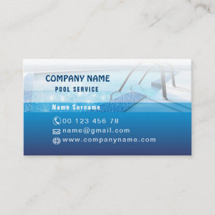 Pool service business card
