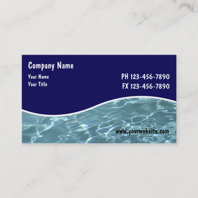 Pool Service Cards (Front)