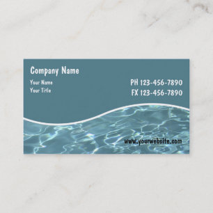 Pool Service Cards