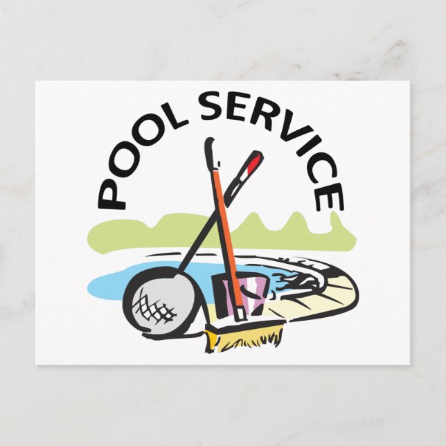 Pool Service Postcard (Front)