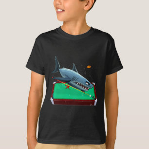 Pool Shark Billiards 8 9 Ball Straight Carom Snook T-Shirt