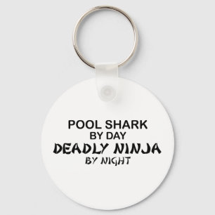 Pool Shark Deadly Ninja by Night Key Ring