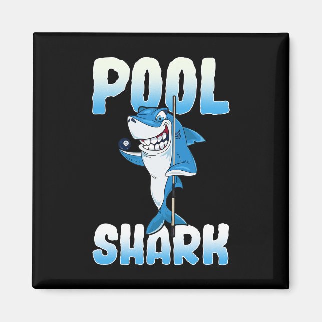 Pool Shark Funny Pool Billiards Player  Magnet (Front)