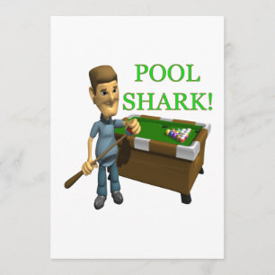 Pool Shark Invitation