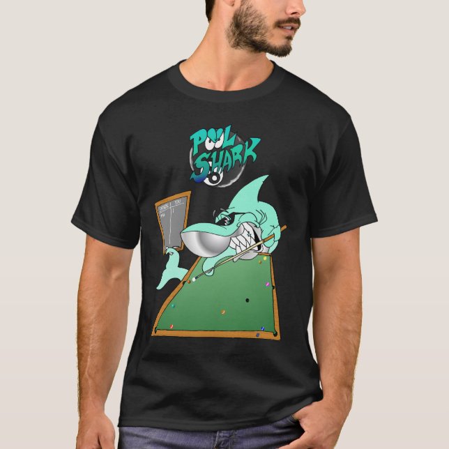 Pool Shark Shirt (DARK) (Front)