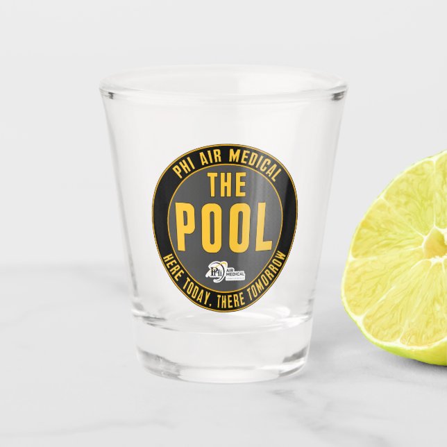Pool Shot Glass (Front)