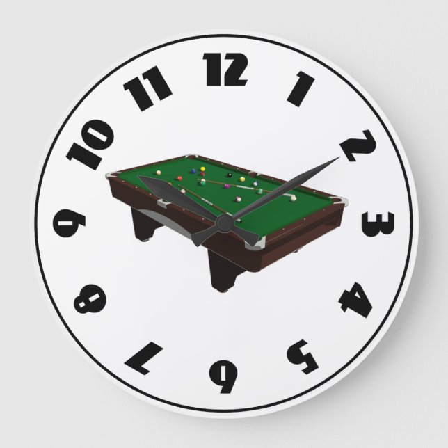 Pool Table Clock (Front)