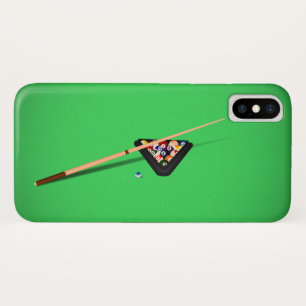Pool Table Cue Stick and Balls Case-Mate iPhone Case