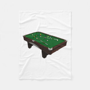 Pool Table Fleece Blanket