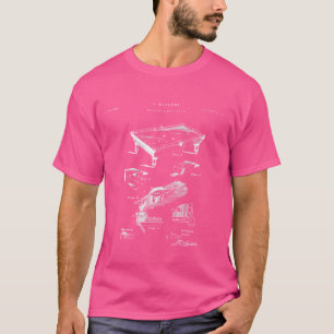Pool Table Patent Billiard T-Shirt