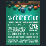 Pool Table, Pool Club, Snooker Club Advertising Flyer<br><div class="desc">Pool Table,  Pool Club,  Snooker Club Advertising Flyers By The Business Card Store.</div>