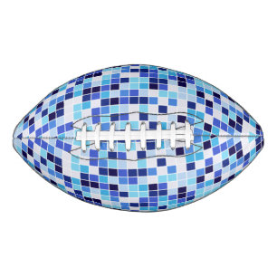 Pool Tiles, Blue Mosaic Tiles, Geometric Pattern Football
