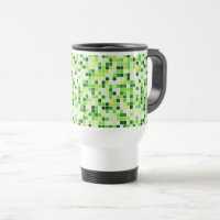 Pool Tiles, Green Mosaic Tiles, Geometric Pattern