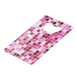 Pool Tiles, Pink Mosaic Tiles, Geometric Pattern