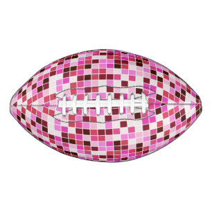 Pool Tiles, Pink Mosaic Tiles, Geometric Pattern Football