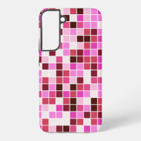 Pool Tiles, Pink Mosaic Tiles, Geometric Pattern