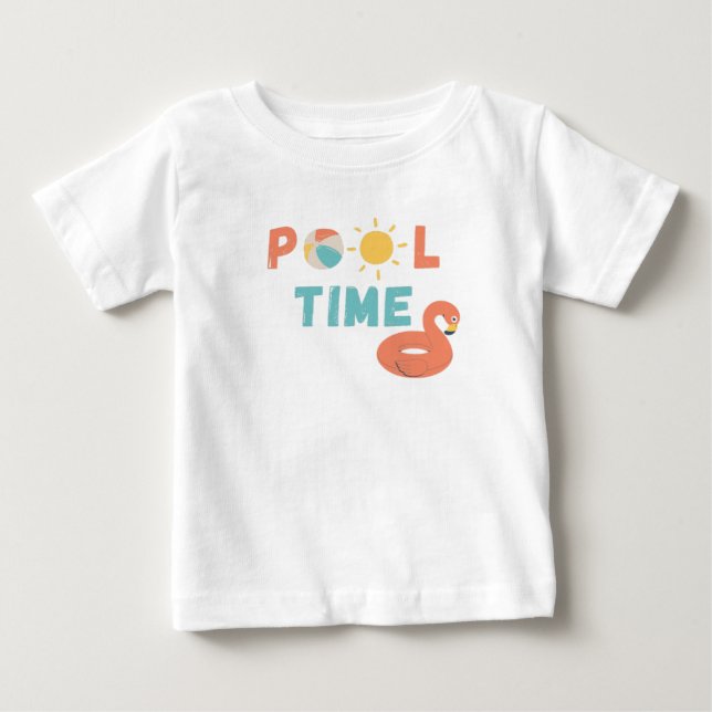 pool time Baby T-Shirt (Front)