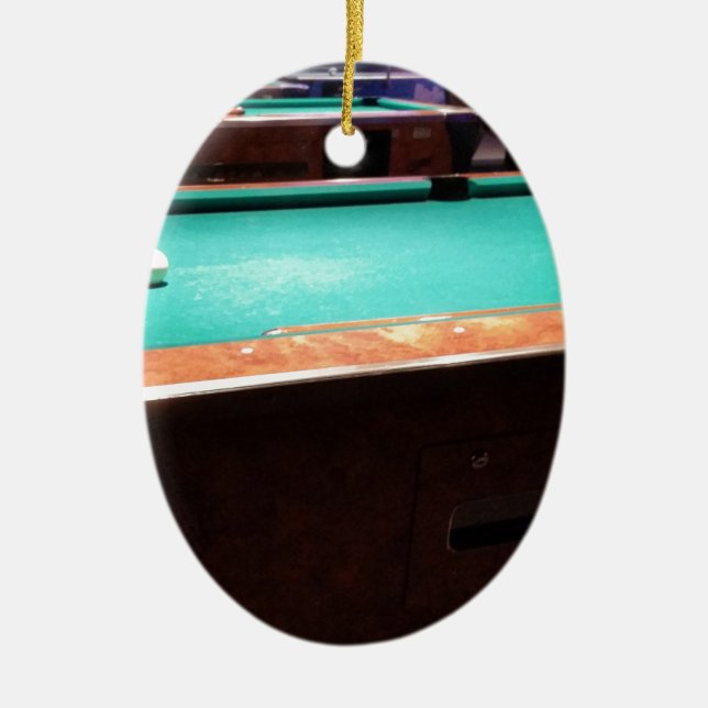 Pool Time Ceramic Tree Decoration (Front)