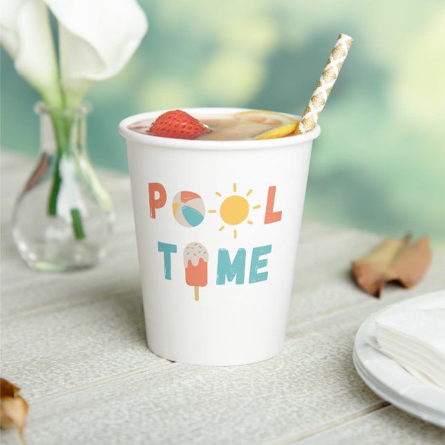 pool time. Party Cups & Supplies (Insitu)
