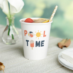 pool time. Party Cups & Supplies