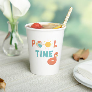 pool time. Party Cups & Supplies