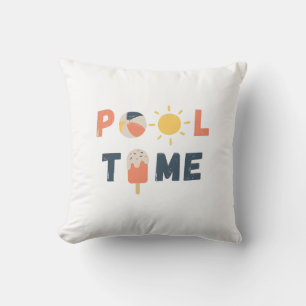 pool time. Throw Pillows