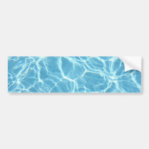 Pool Water Bumper Sticker