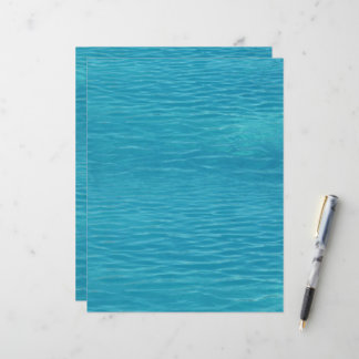 Pool Water Ripples Stationery Flyer