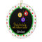 PoolChick  Deck the Halls Personalise Ornament
