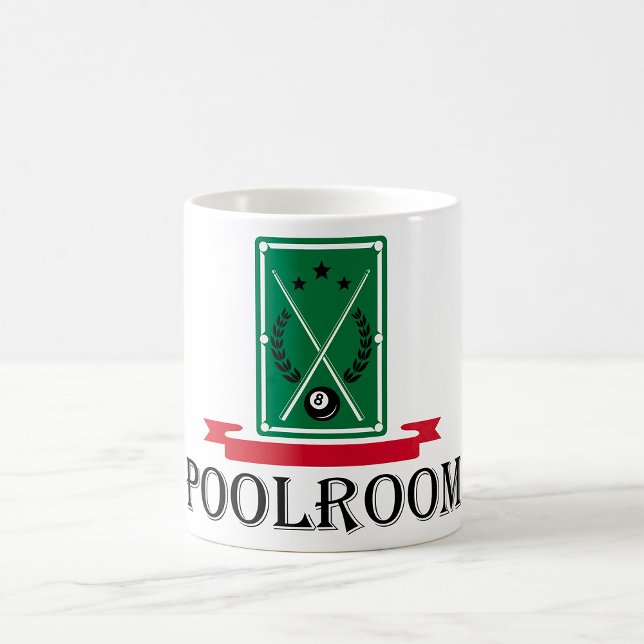 Poolroom Billiards Classic 8 Ball Coffee Mug (Creator Uploaded)