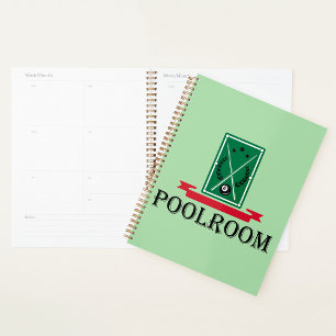 Poolroom Billiards Classic 8 Ball Planner