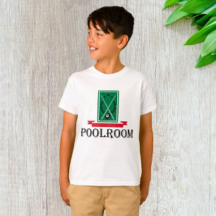 Poolroom Billiards Classic 8 Ball T-Shirt