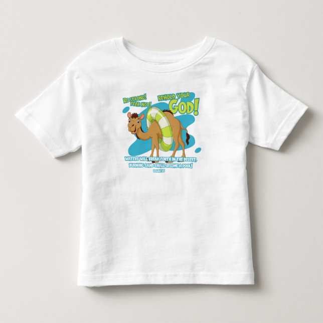 Poolside Camel Toddler T-Shirt (Front)