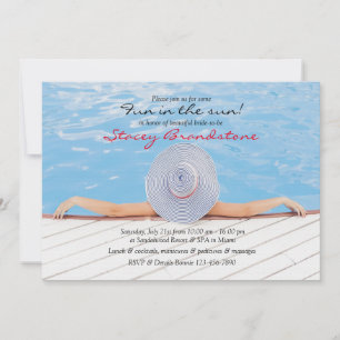 Poolside Invitation